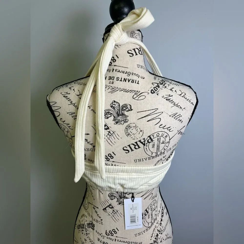 WeworeWhat Halter Top NWT Size XS - Picture 3 of 9